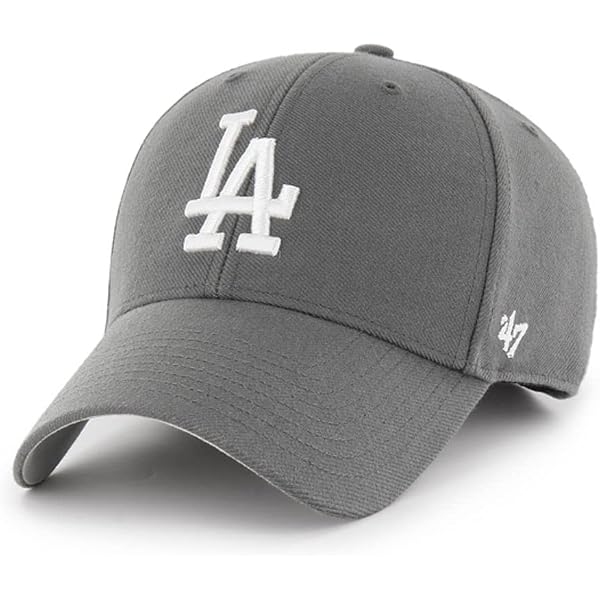 MC LA DODGERS 47 QUILL CAP GREY 帽子 刺繍 青白 Amazon.com: '47 Brand Los Angeles LA Dodgers MVP Hat Cap White